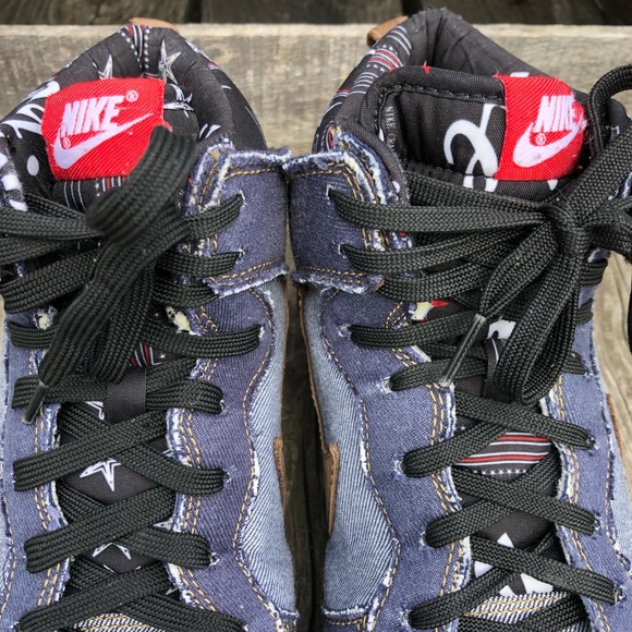 RARE! Nike Craft Dunk Denim High Tops! EUC! - Picture 7 of 8